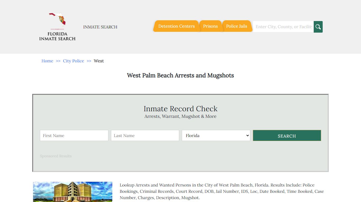 West Palm Beach Arrests and Mugshots | Florida Inmate Search